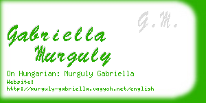 gabriella murguly business card